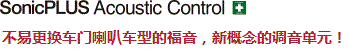 不易更換車門喇叭車型的福音，新概念的調音單元！